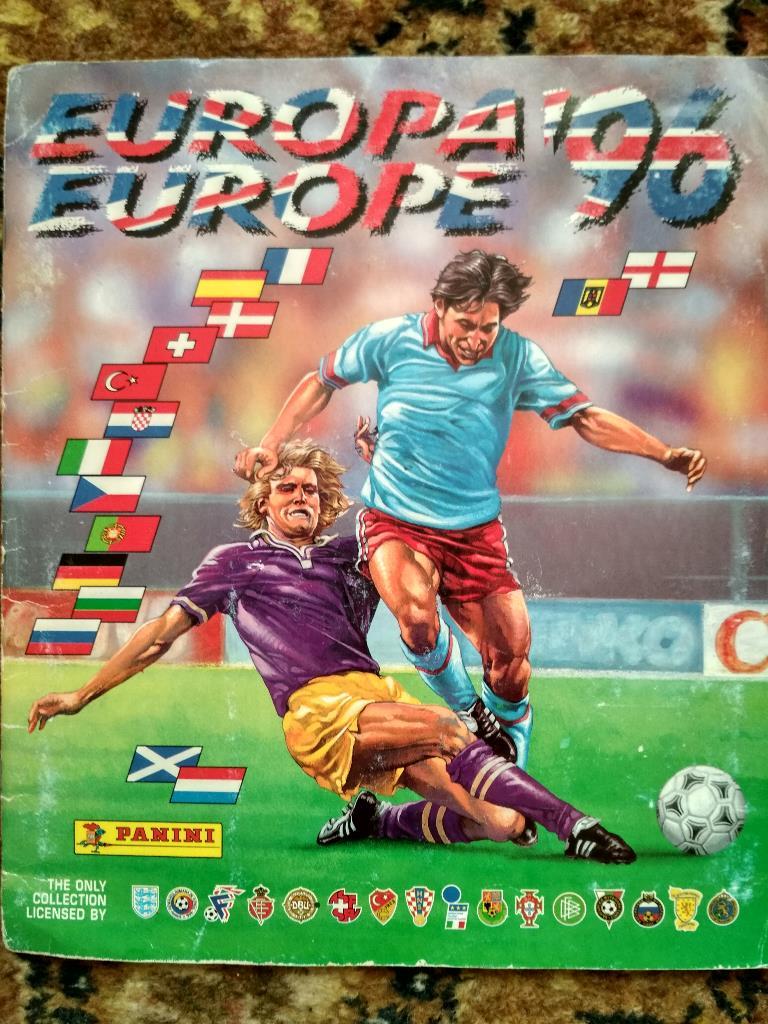Альбом Чемпионат Европы EURO 1996 итальянской фирмы PANINI