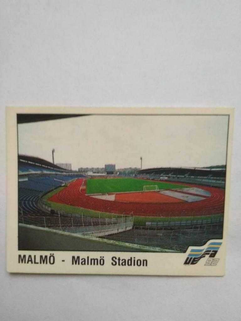 Наклейка ЧЕ - 1992 год PANINI - MALMO STADION № 10