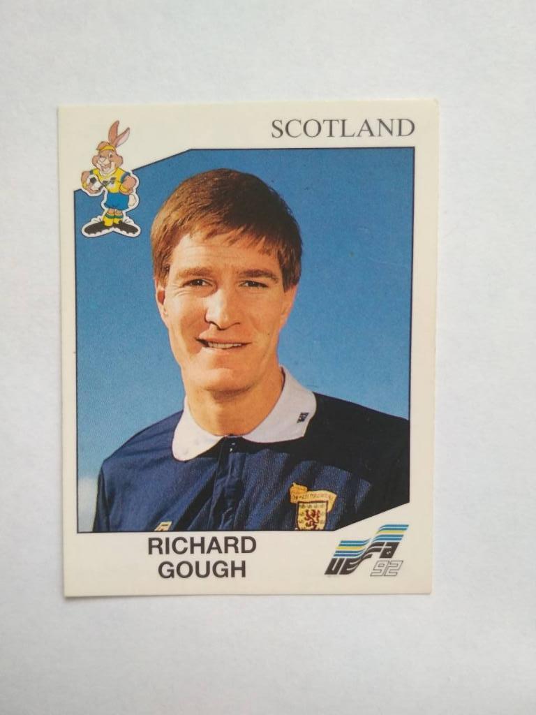 Наклейка ЧЕ - 1992 год PANINI - RICHARD GOUGH Шотландия № 146