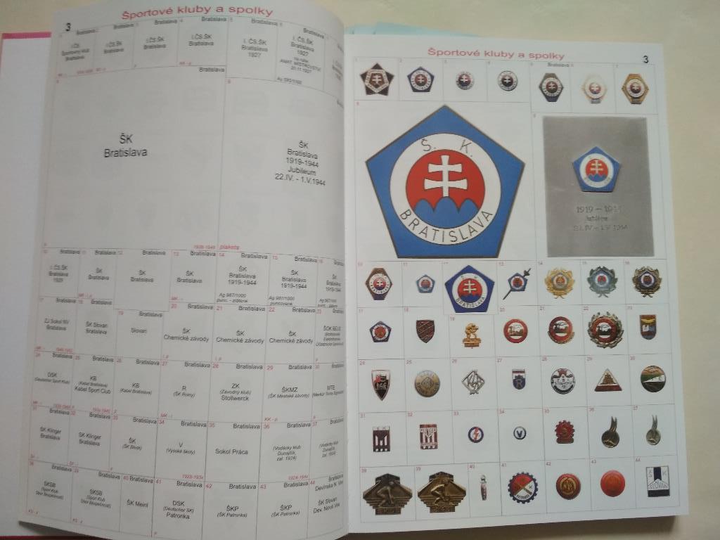 Каталог спортивных знаков Словакии 1892 - 2016 гг. 1