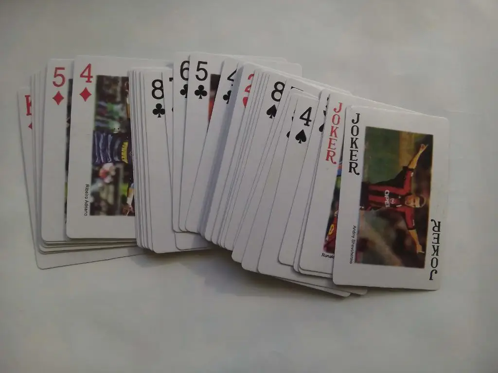 Футбол игральные карты Звезды чемпионата мира 2010 год 2 1