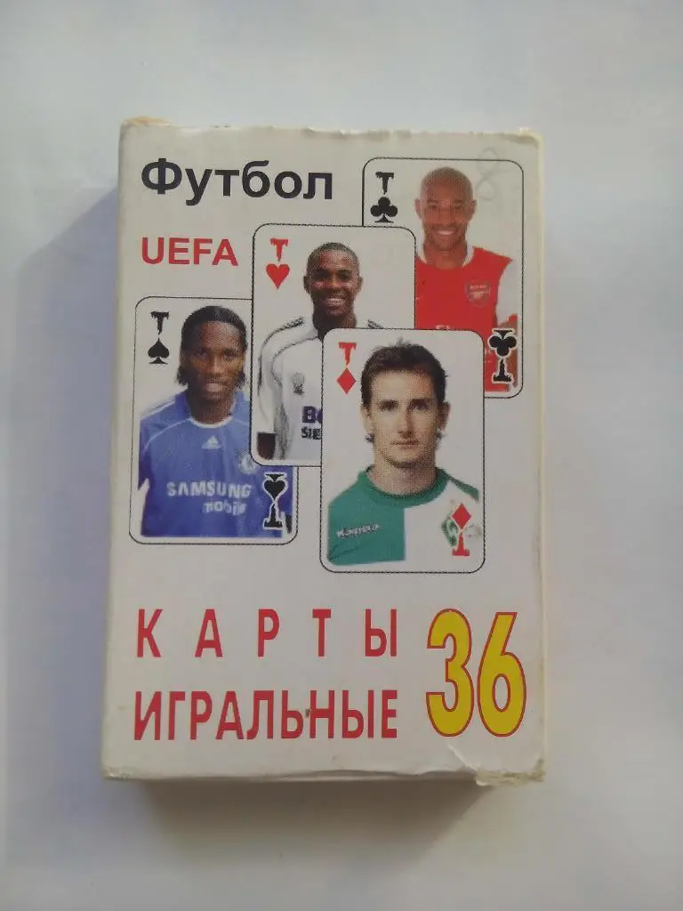 Футбол игральные карты Звезды Европы и мира 2