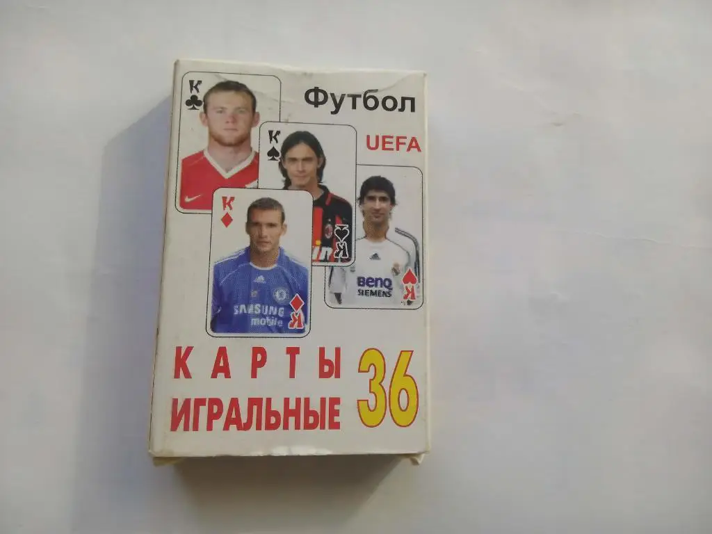 Футбол игральные карты Звезды Европы и мира 2 2