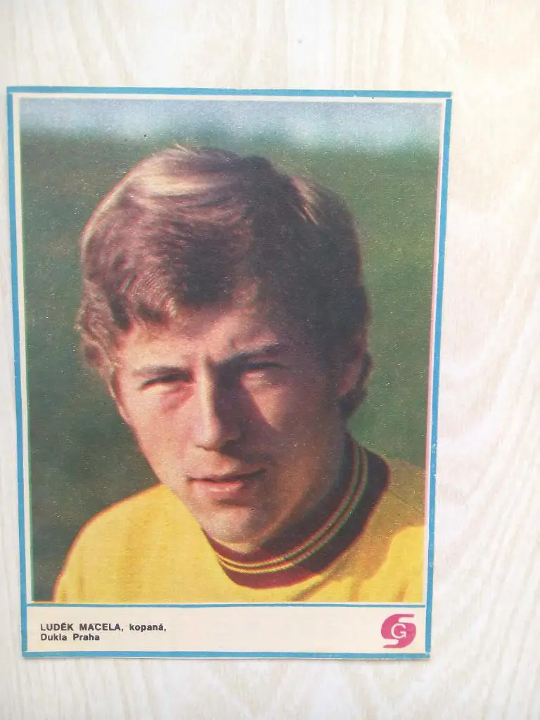 Людек Мацела чехословацкий футболист клуб Дукла Прага