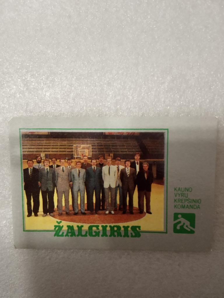 Баскетбол клуб Жальгирис Литва мужчины 1987 г.