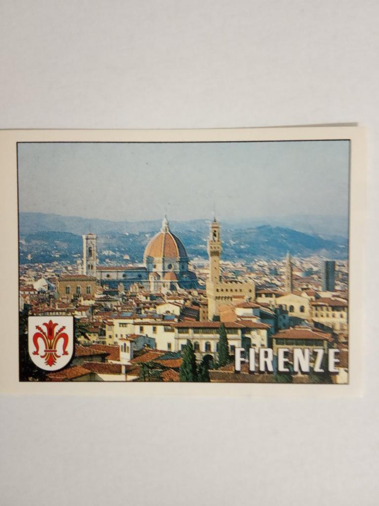 PANINI Чемпионат мира 1990 г.- 12 Panorama Firenze