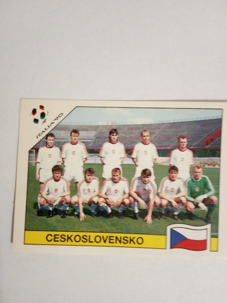 PANINI Чемпионат мира 1990 г.- 79 Ceskoslovensko