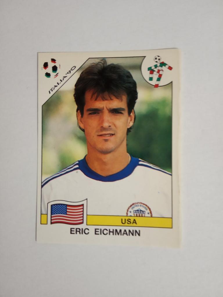 PANINI Чемпионат мира 1990 г. - 109 Eichmann USA