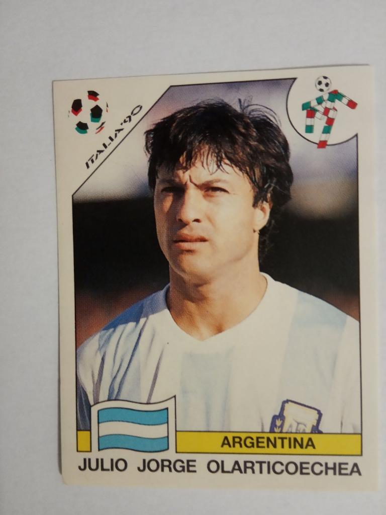 PANINI Чемпионат мира 1990 г. - 122 Olarticoechea Argentina