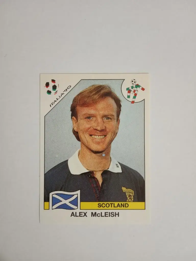 PANINI Чемпионат мира 1990 г. - 216 McLeish Scotland