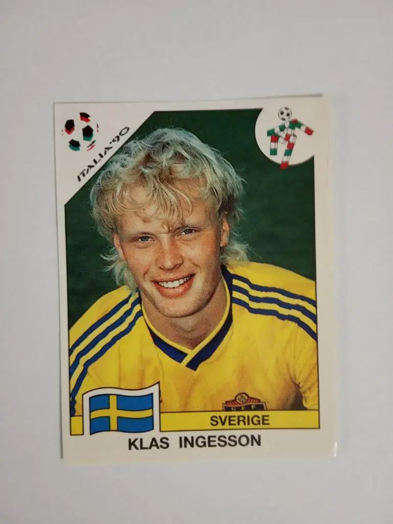 PANINI Чемпионат мира 1990 г. - 238 Ingesson Sverige