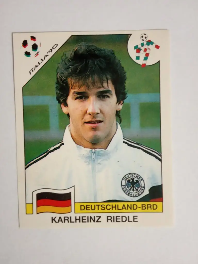 PANINI Чемпионат мира 1990 г. - 266 Riedle BRD