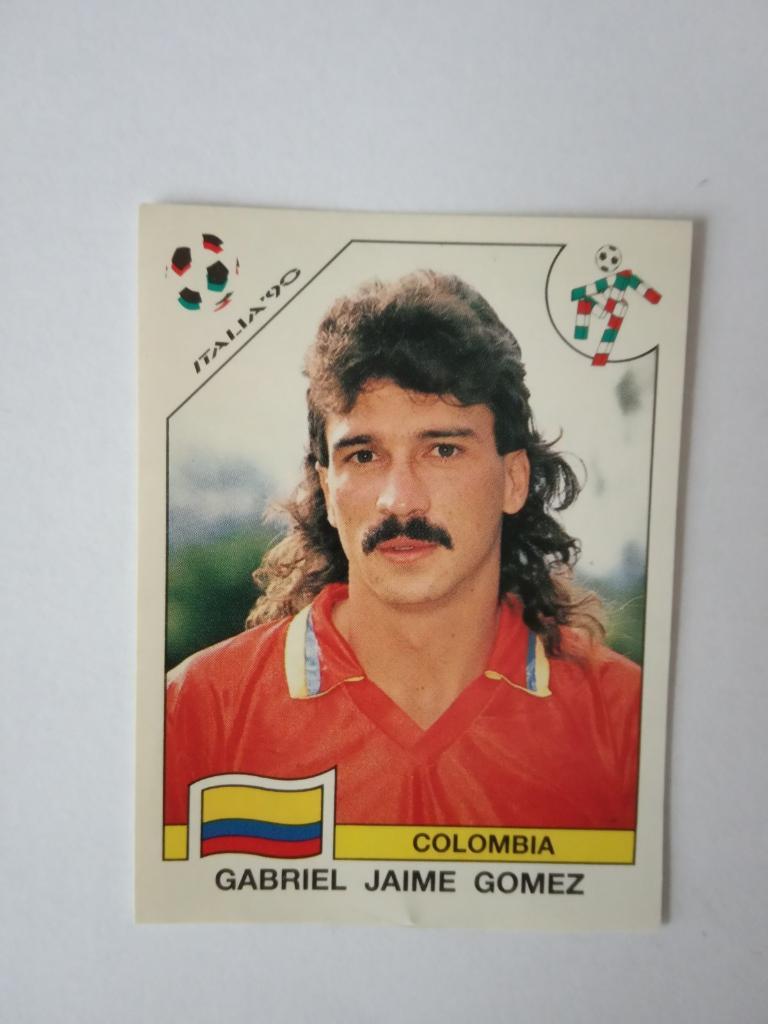 PANINI Чемпионат мира 1990 г. - 296 Gomez Colombia