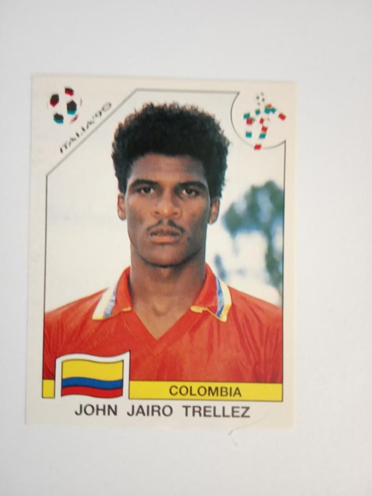 PANINI Чемпионат мира 1990 г. - 304 Trellez Colombia