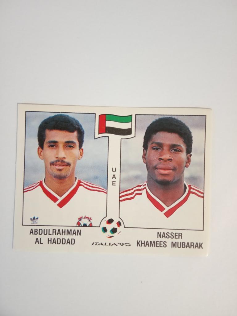 PANINI Чемпионат мира 1990 г. - 311 Haddad,Mubarak UAE