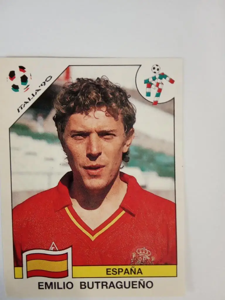 PANINI Чемпионат мира 1990 г. - 360 Butragueno Espana