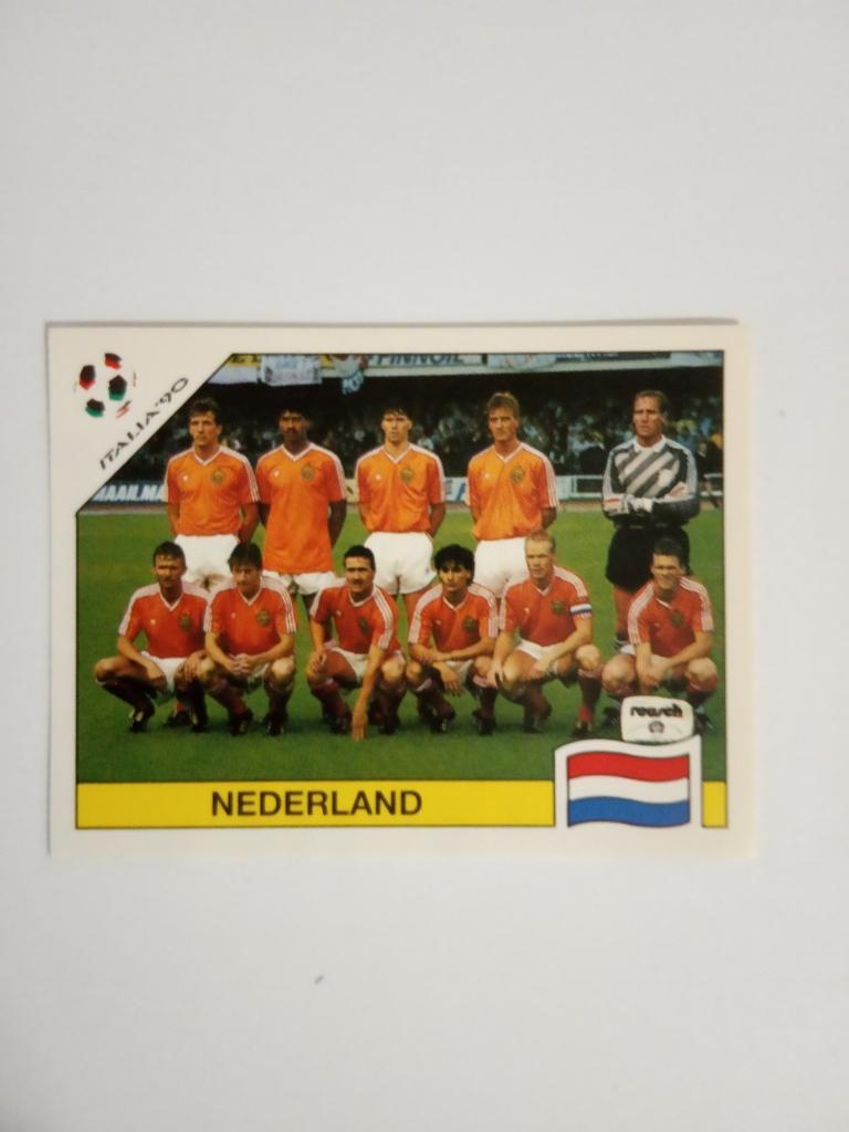 PANINI Чемпионат мира 1990 г. - 404 Nederland