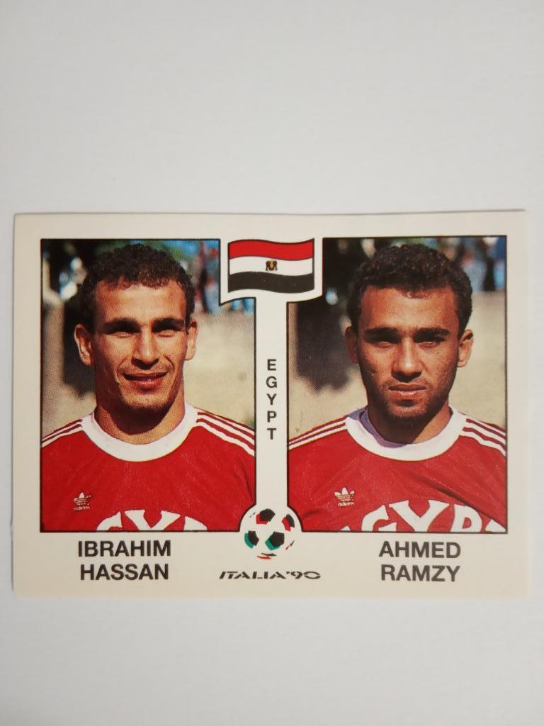 PANINI Чемпионат мира 1990 г. - 442 Hassan,Ramzy Egypt