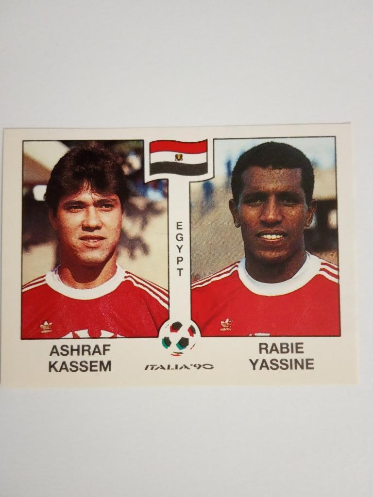 PANINI Чемпионат мира 1990 г. - 444 Kassem,Yassine Egypt
