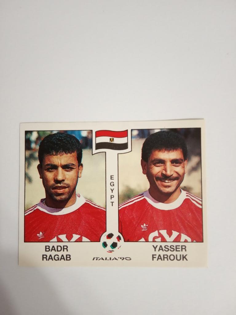 PANINI Чемпионат мира 1990 г. - 446 Ragab,Farouk Egypt