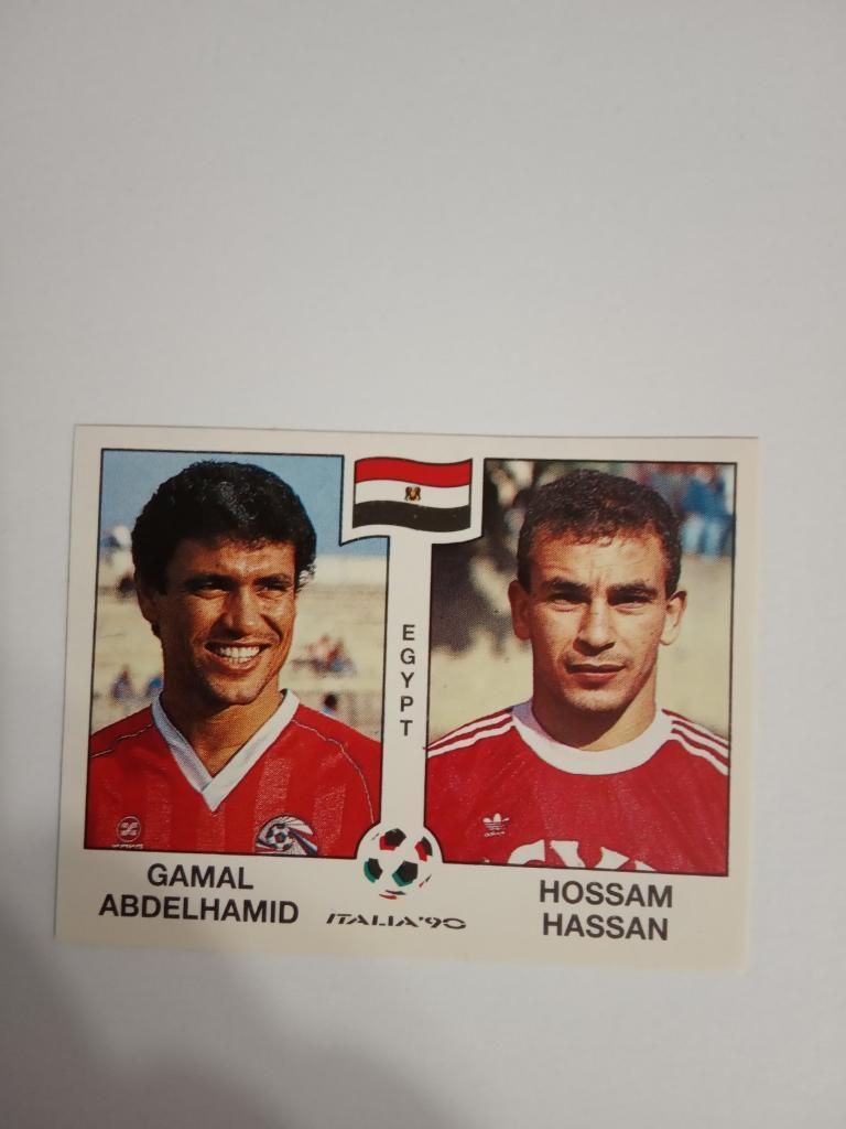 PANINI Чемпионат мира 1990 г. - 448 Abdelhamid,Hassan Egypt