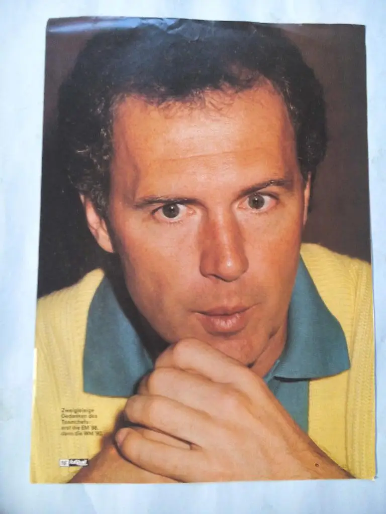 Лист из журнала FuSball magazin- Беккенбауэр