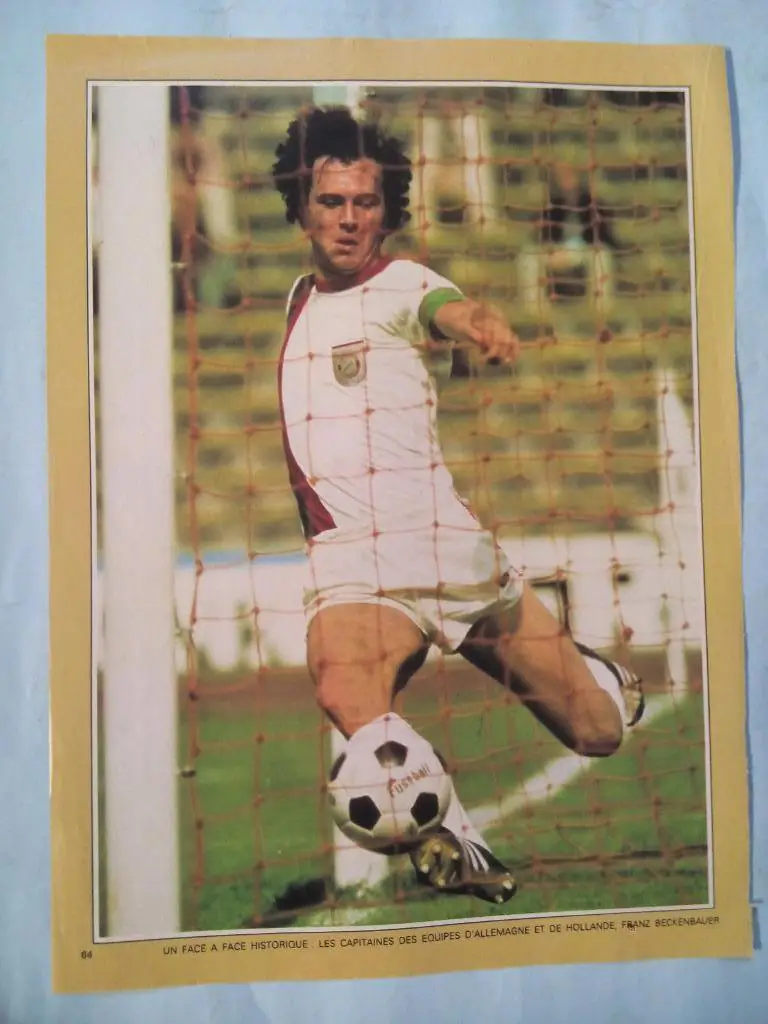 Лист из иностранного журнала- Беккенбауэр Бавария