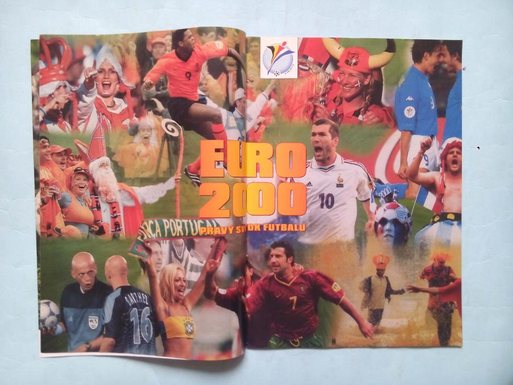 FUTBAL magazin №6 и №7 выпуски о Чемпионате Европы Бельгия,Голландия ЕВРО 2000 4