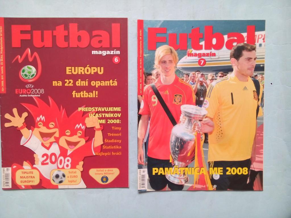 FUTBAL magazin №6 и № 7 выпуски о Чемпионате Европы Австрия ,Швейцария ЕВРО 2008