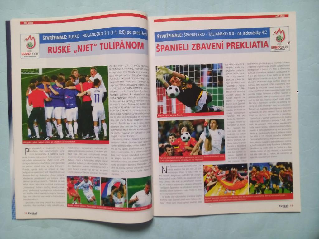 FUTBAL magazin №6 и № 7 выпуски о Чемпионате Европы Австрия ,Швейцария ЕВРО 2008 5