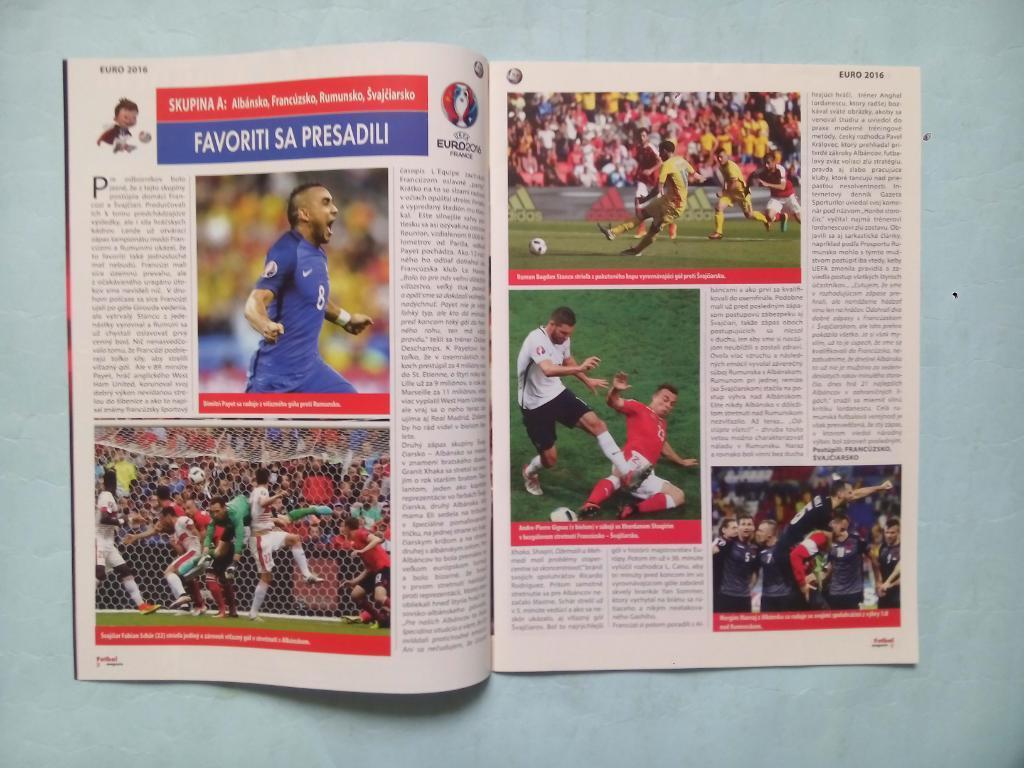 FUTBAL magazin №6 и № 7 выпуски о Чемпионате Европы Франция ЕВРО 2016 год 4