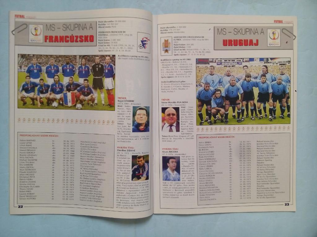 FUTBAL magazin № 4 ,№ 5 и № 7 выпуски о Чемпионате мира Корея,Япония 2002 год 1