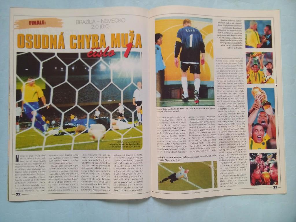 FUTBAL magazin № 4 ,№ 5 и № 7 выпуски о Чемпионате мира Корея,Япония 2002 год 7