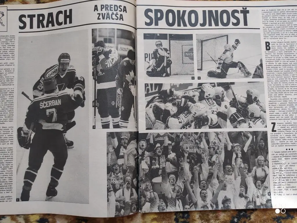 Старт Чехословакия № 21 - 1990 г. спецвыпуск Чемпионат мира по хоккею в Швейцари 2