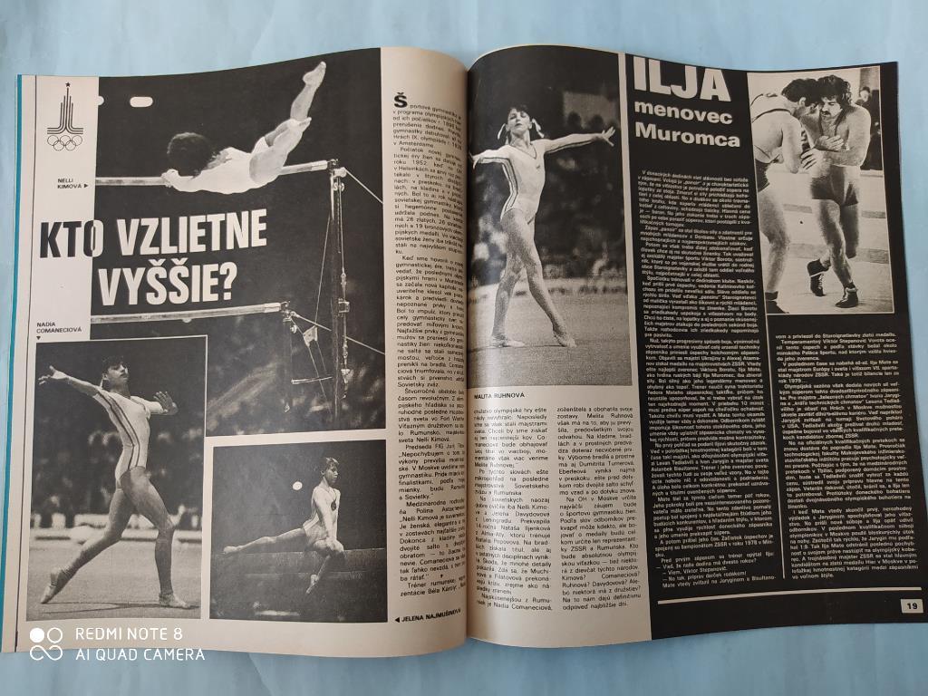 Старт Чехословакия № 29 - 1980 г. спецвыпуск Летняя Олимпиада Москва 1980 год 6