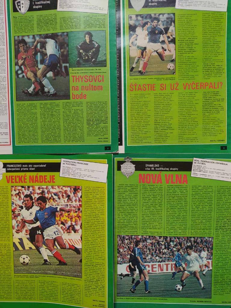 Старт Чехия 1984 г. - № 18 - 25 и № 29 спецвыпуск посвященный ЧЕ по футболу 2