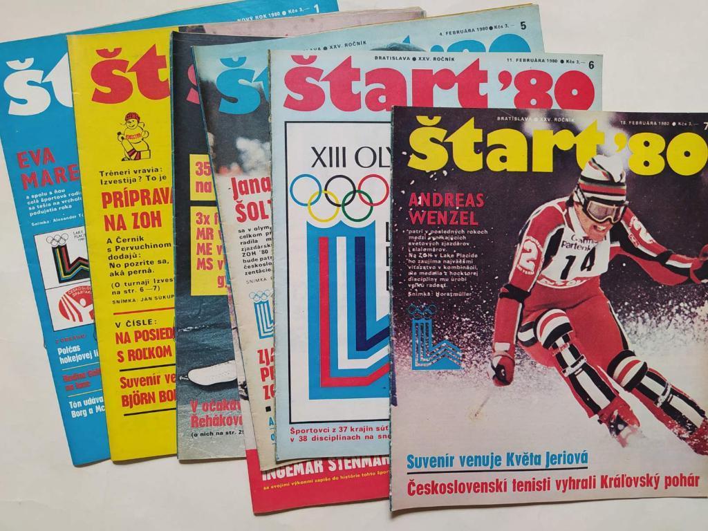 Старт Чехия комплект 1980 год журналы с № 1 по № 52 отдельными номерами 1 лотом 1