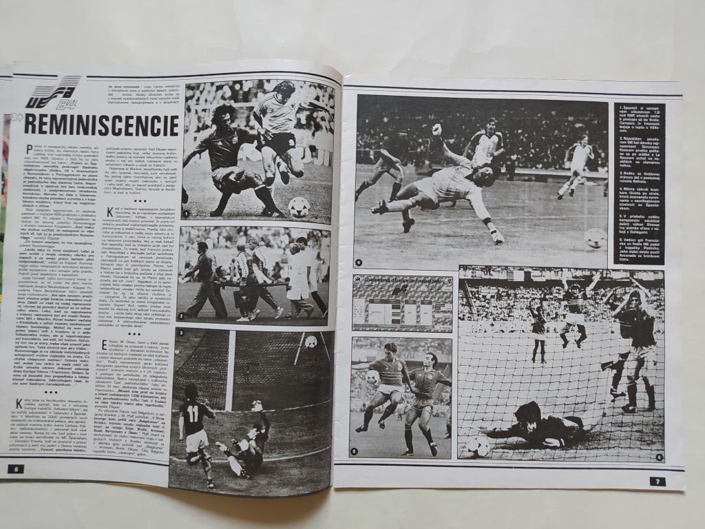 Старт № 29 и Стадион № 30 Чехословакия спецвыпуски к ЧЕ по футболу 1984 г. 5