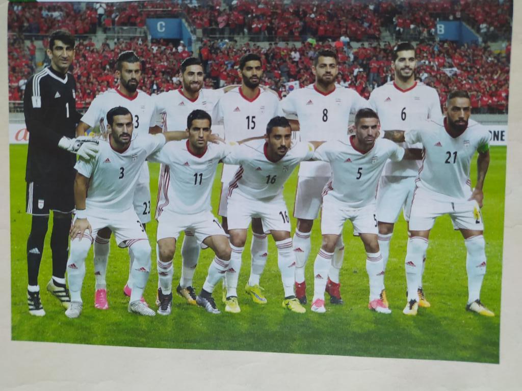 Постер из журнала Футбол Украина участник ЧМ по футболу 2018 - Иран