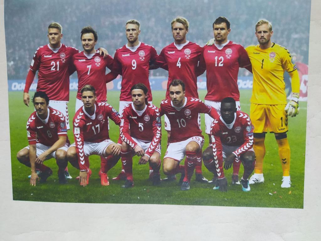 Постер из журнала Футбол Украина участник ЧМ по футболу 2018 - Дания