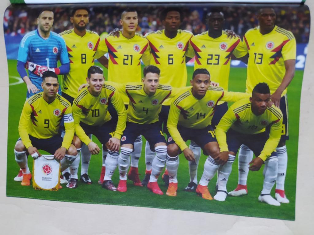 Постер из журнала Футбол Украина участник ЧМ по футболу 2018 - Колумбия