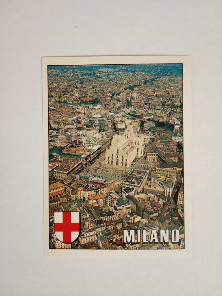 PANINI Чемпионат мира 1990 г.- 12 Panorama Milano