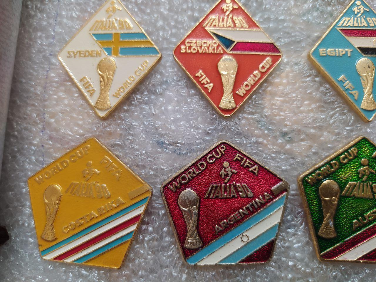 Участники Чемпионата мира по футболу 1990 г. - 24 штуки полная серия одним лотом 1