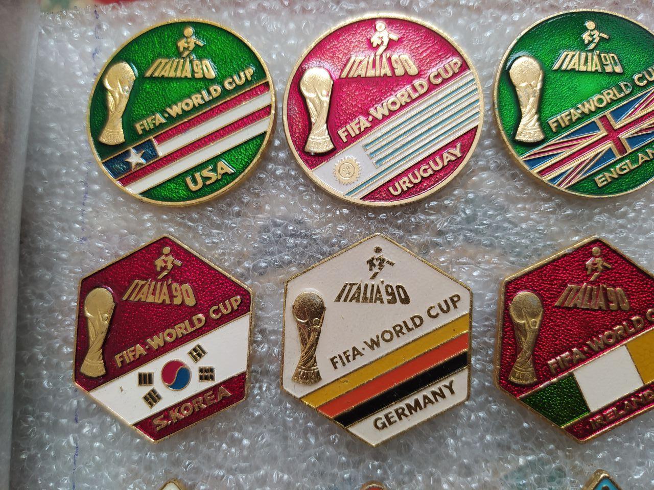 Участники Чемпионата мира по футболу 1990 г. - 24 штуки полная серия одним лотом 2