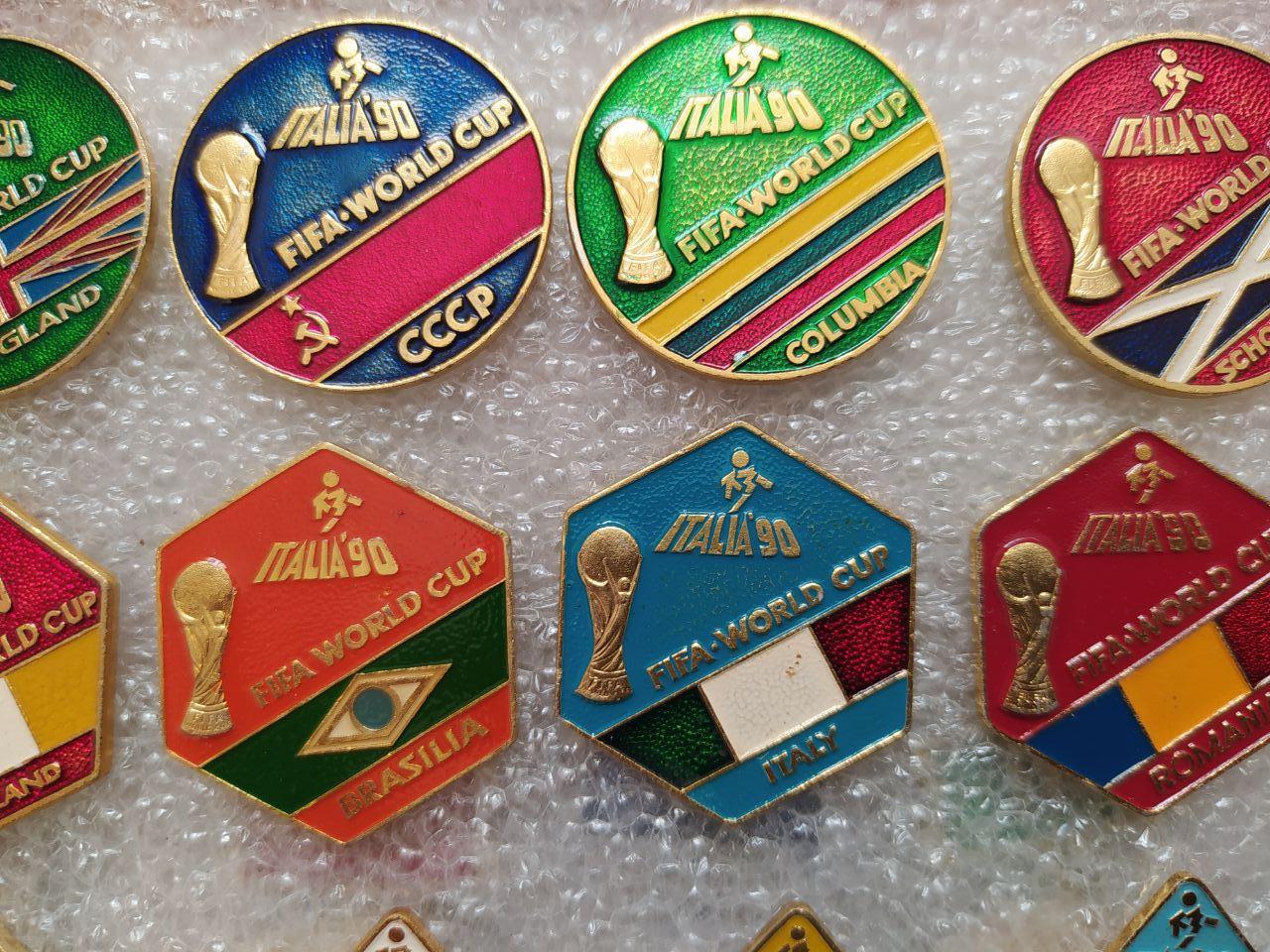 Участники Чемпионата мира по футболу 1990 г. - 24 штуки полная серия одним лотом 3