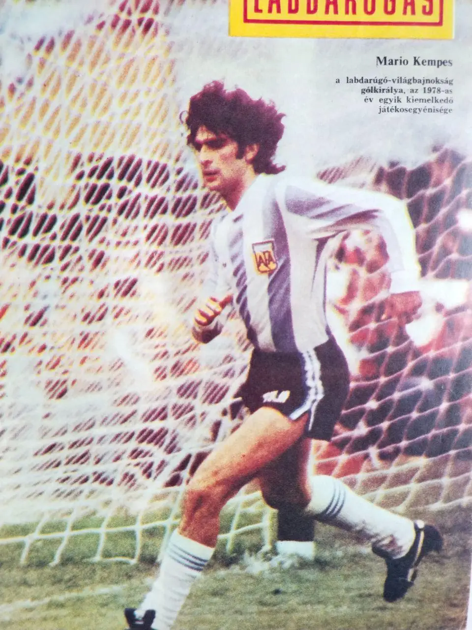 Из журнала LABDARUGAS футболист Марио Кемпес Аргентина