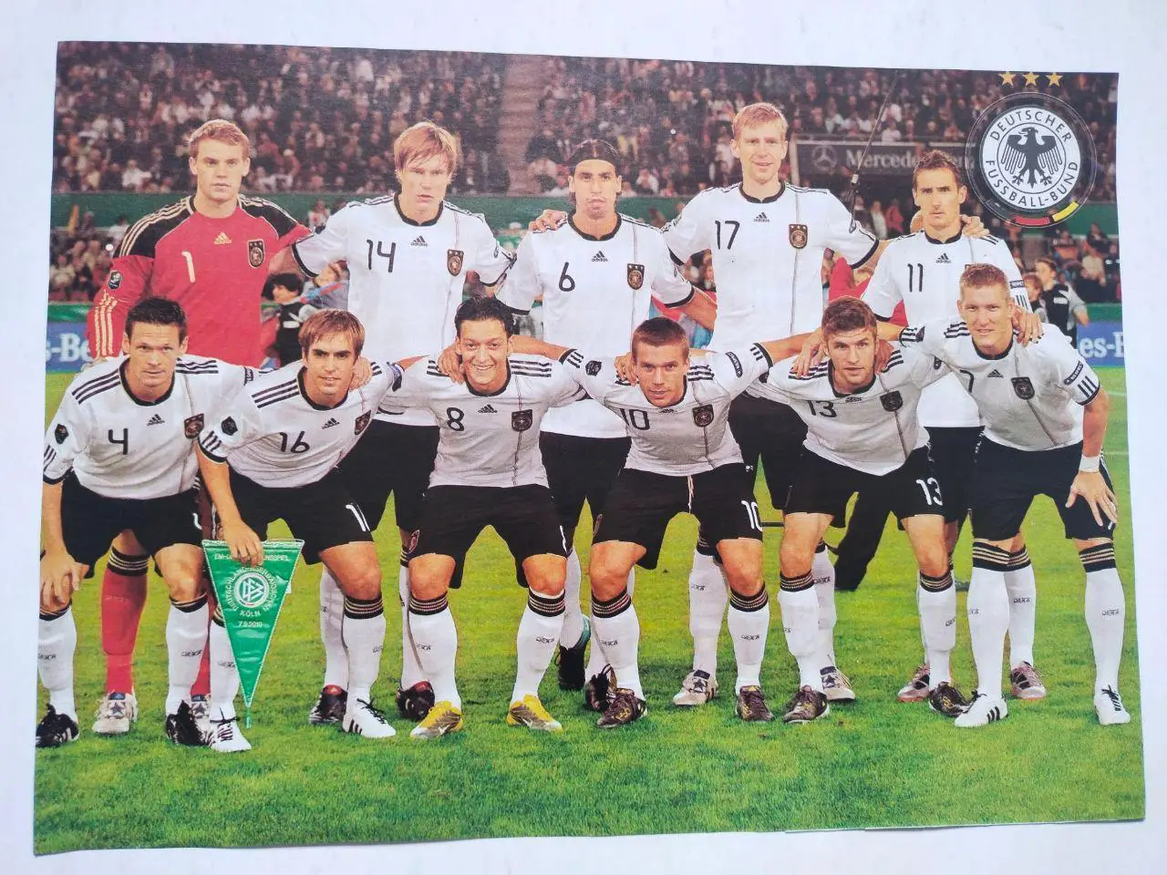 Постеры из журнала Футбол Украина участник ЧЕ 2012 г.- футбольная сб. Германия 2