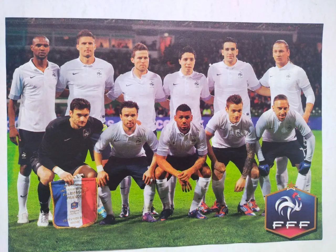 Постеры из журнала Футбол Украина участник ЧЕ 2012 г.- футбольная сб. Франция 1