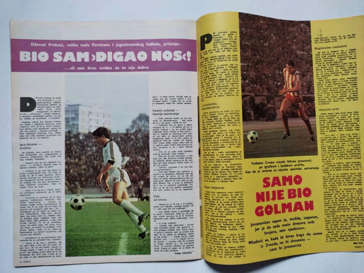 Спортивный журнал Темпо tempo Белград Югославия № 628 за 1978 год 4