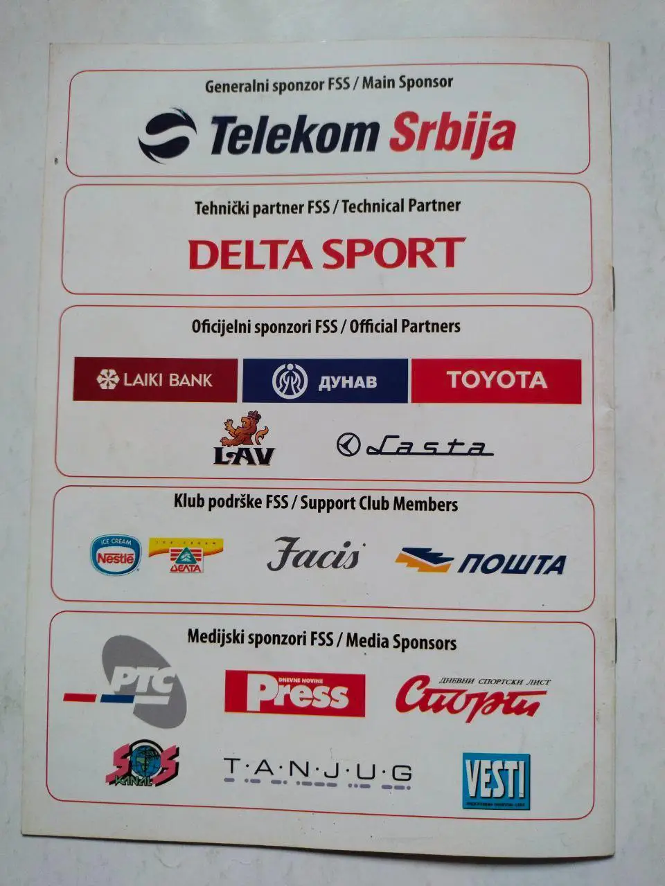 14 International Memorial Football Tournament U - 19 турнир в Сербии 2007 г. 4